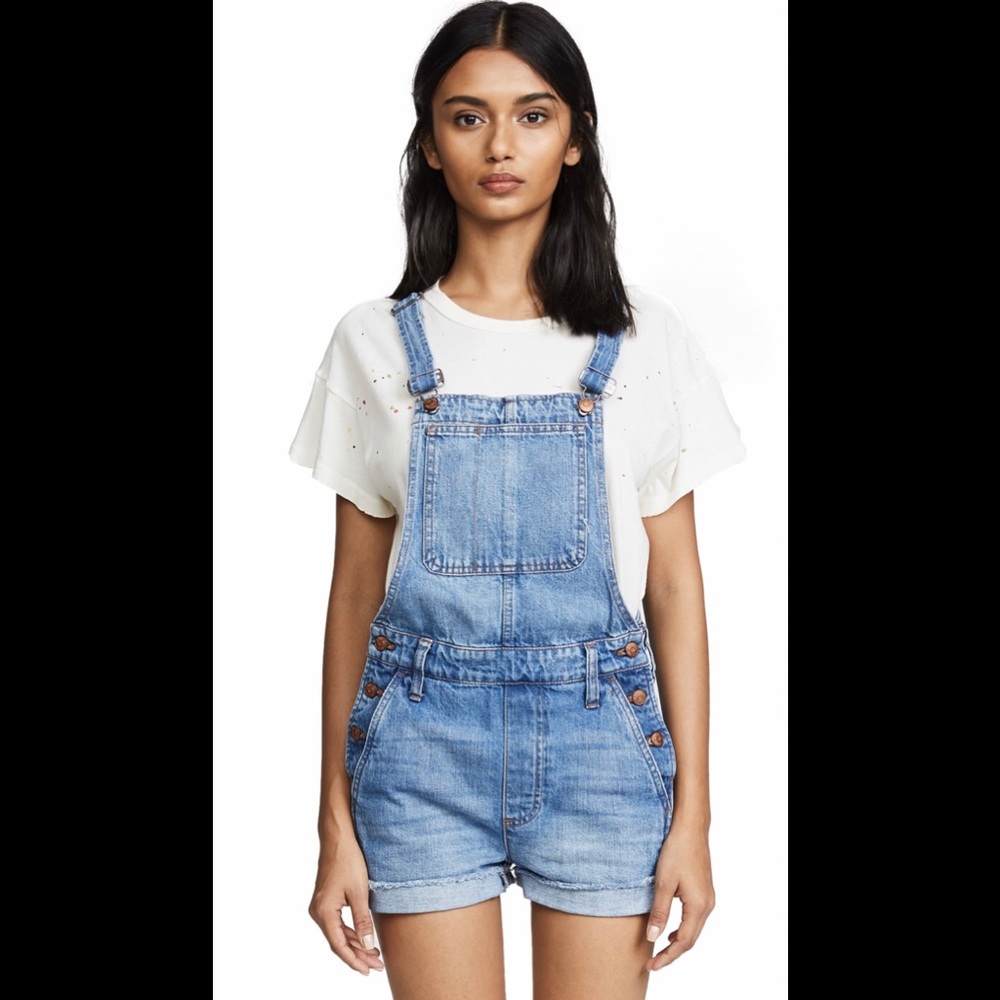Madewell Overall Jean Shorts Sz. XXS